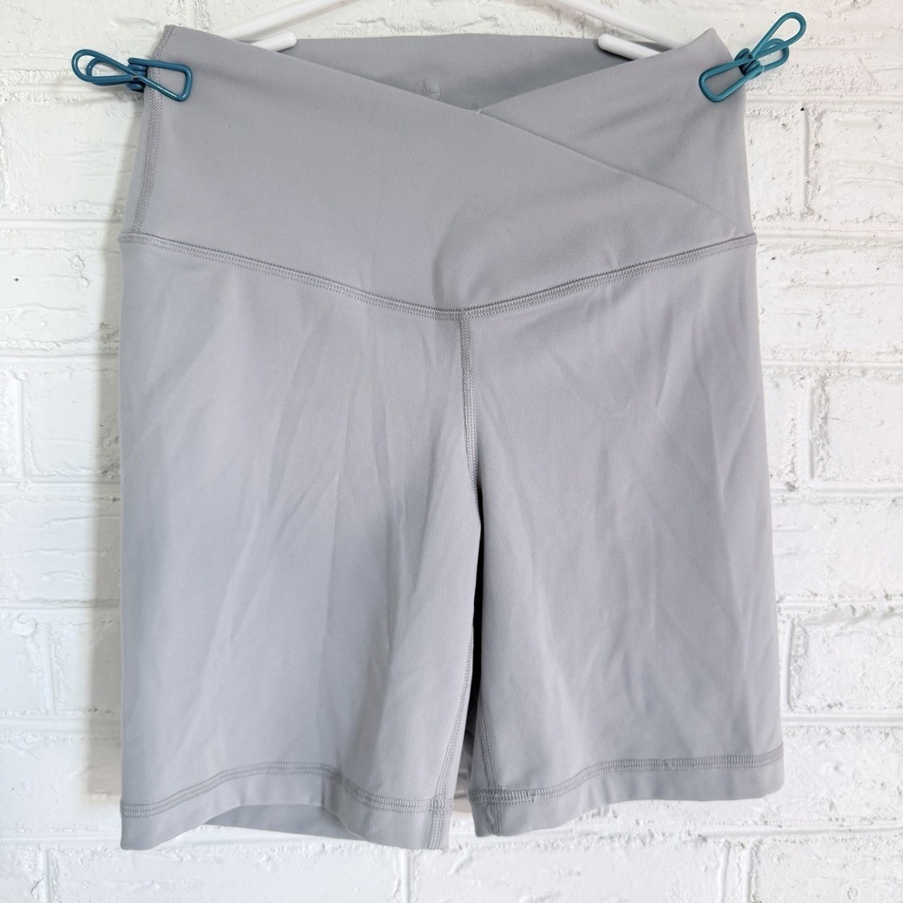90 Degree by Reflex Shorts Womens Small‎ Gray Polyester Blend Lux Crossover
